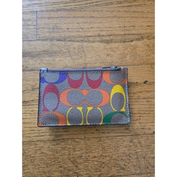 Coach Multicolor pride collection Card Holder - Picture 1 of 5